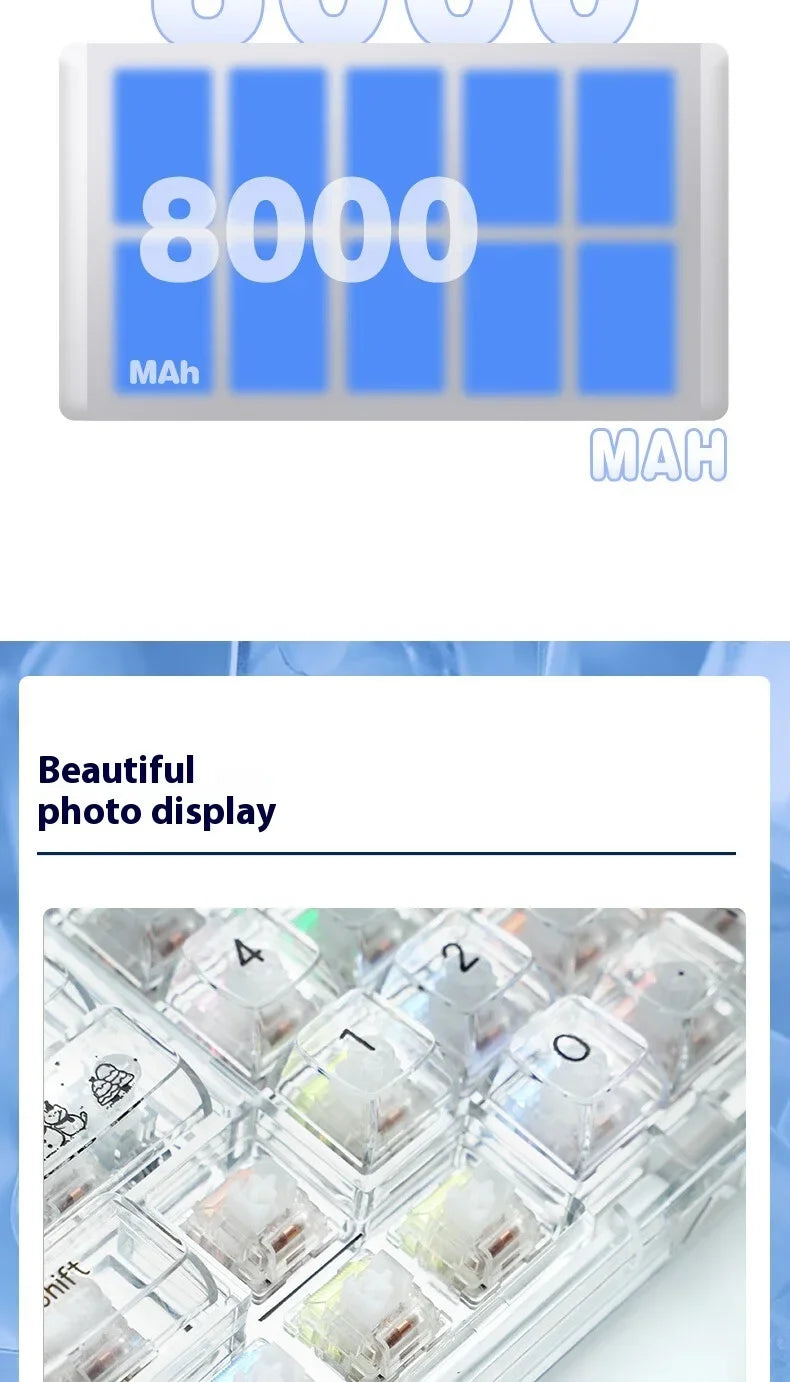 3-Mode RGB Mechanical Gaming Keyboard with Knob