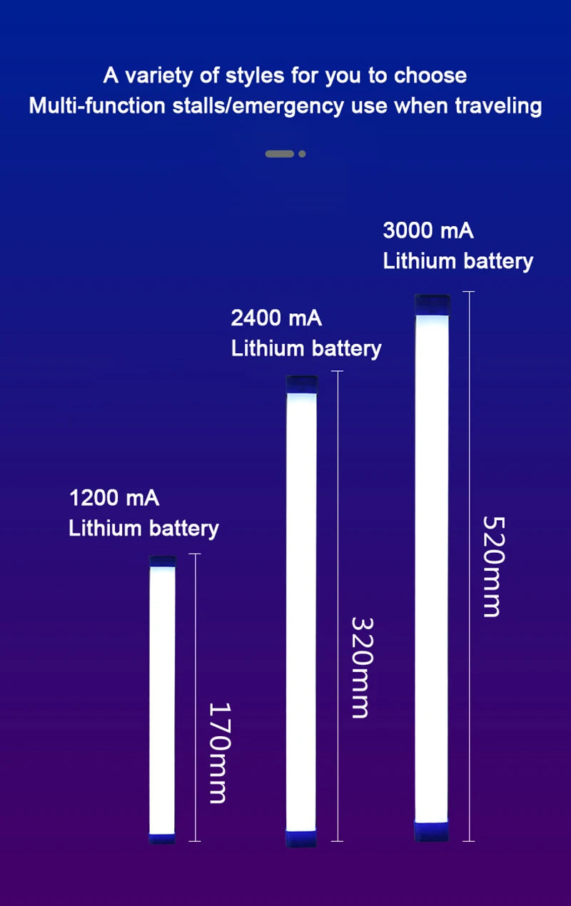 Handheld LED Video Light Wand Stick Lamp