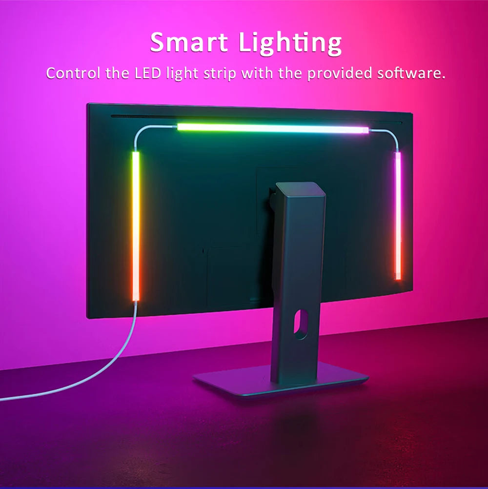 USB RGB Monitor LED Light Strip