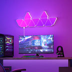 RGB Triangular Quantum Wall Lamp