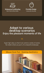 Waterproof PU Leather Large Gaming Desk Mouse Pad