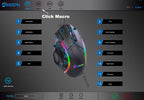 12800DPI RGB Macro Gaming Mouse with 12 Keys