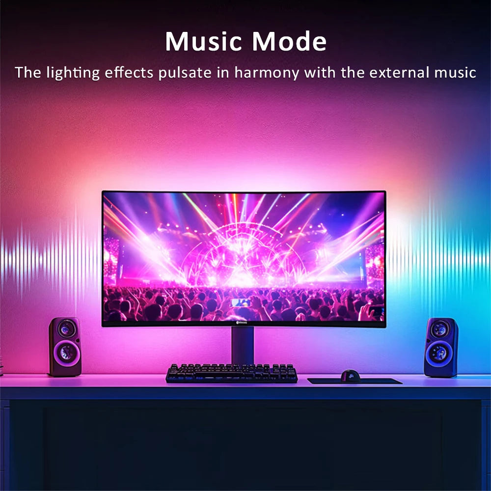 USB RGB Monitor LED Light Strip