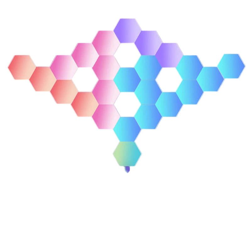 RGB Intelligent Hexagonal Wall Lamp