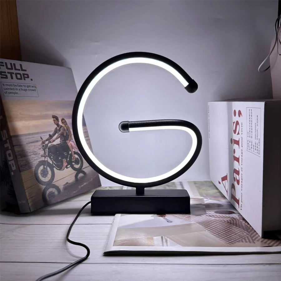 Spiral LED Dimmable Table Lamp