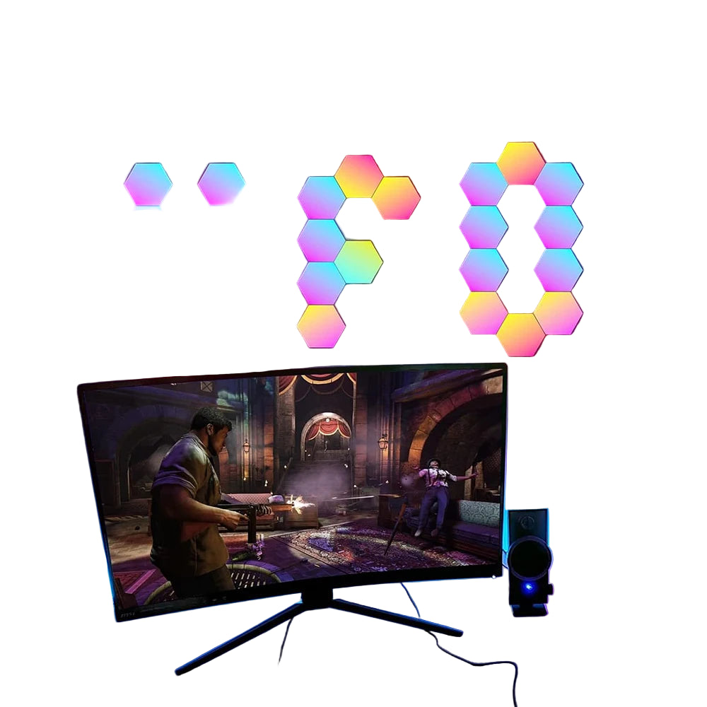 RGB Smart Hexagonal Wall Lamp