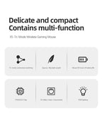 X5 RGB Wireless Gaming Mouse with 3 Modes