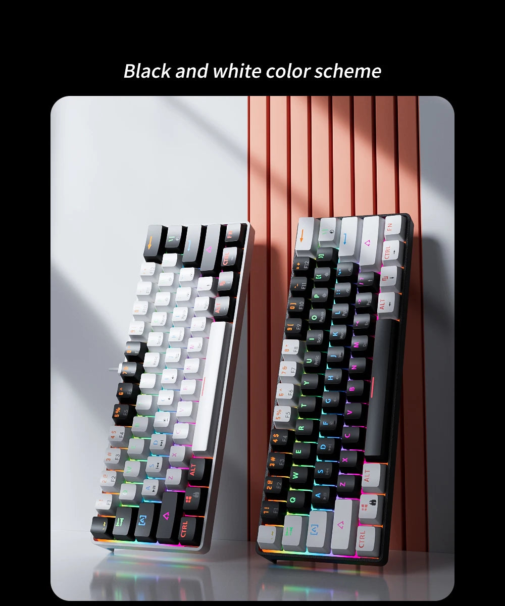 USB 61Key RGB Mechanical Gaming Keyboard