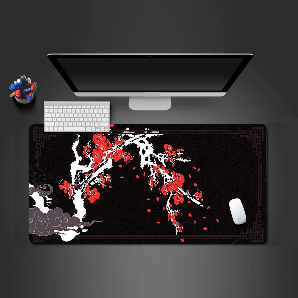 Japanese Floral XXL Gaming Mouse Pad Mat