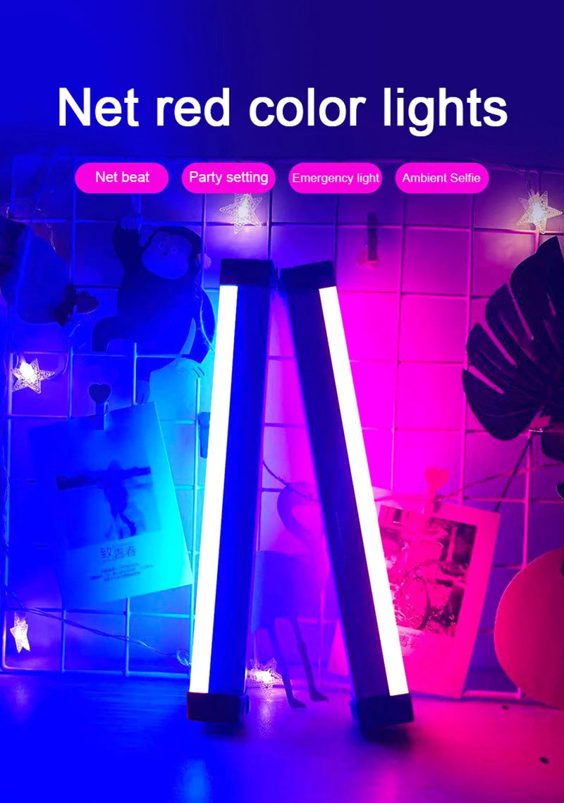 Handheld LED Video Light Wand Stick Lamp