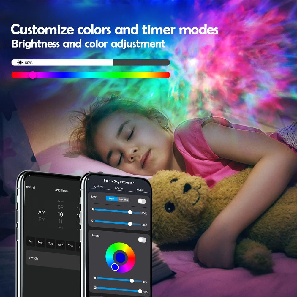 Smart WiFi Starry Sky Projector Lamp