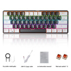 USB 61Key RGB Mechanical Gaming Keyboard