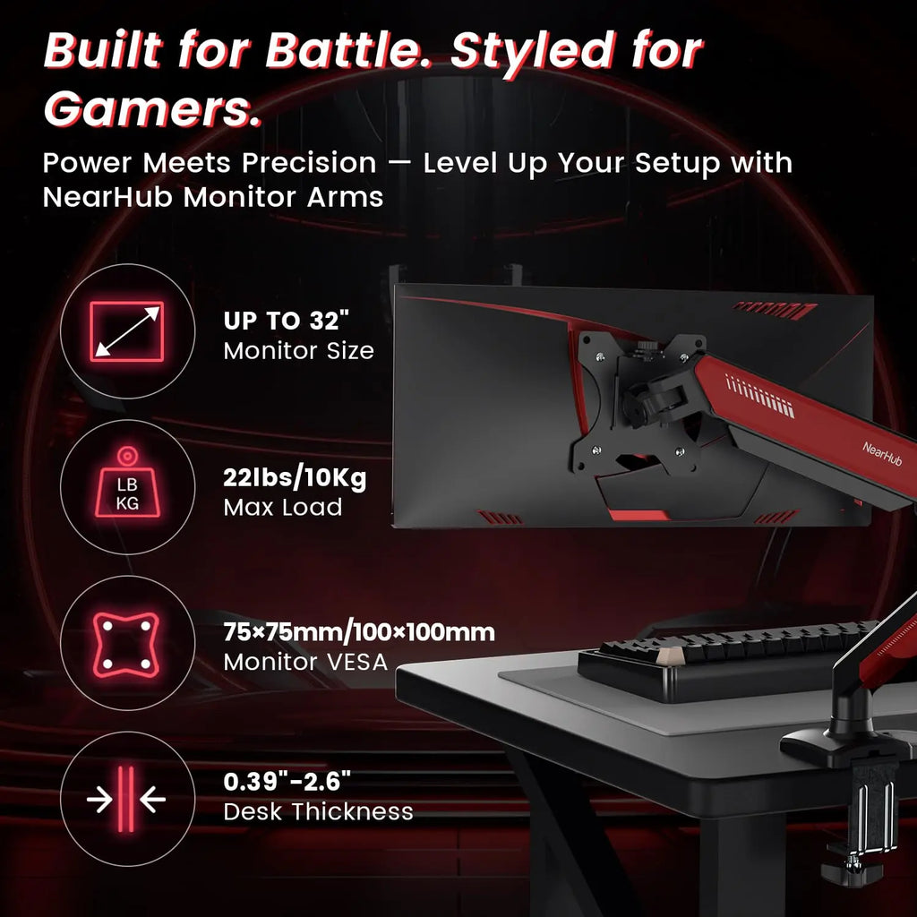 Nearhub MS-001 Single Monitor Arm Mount