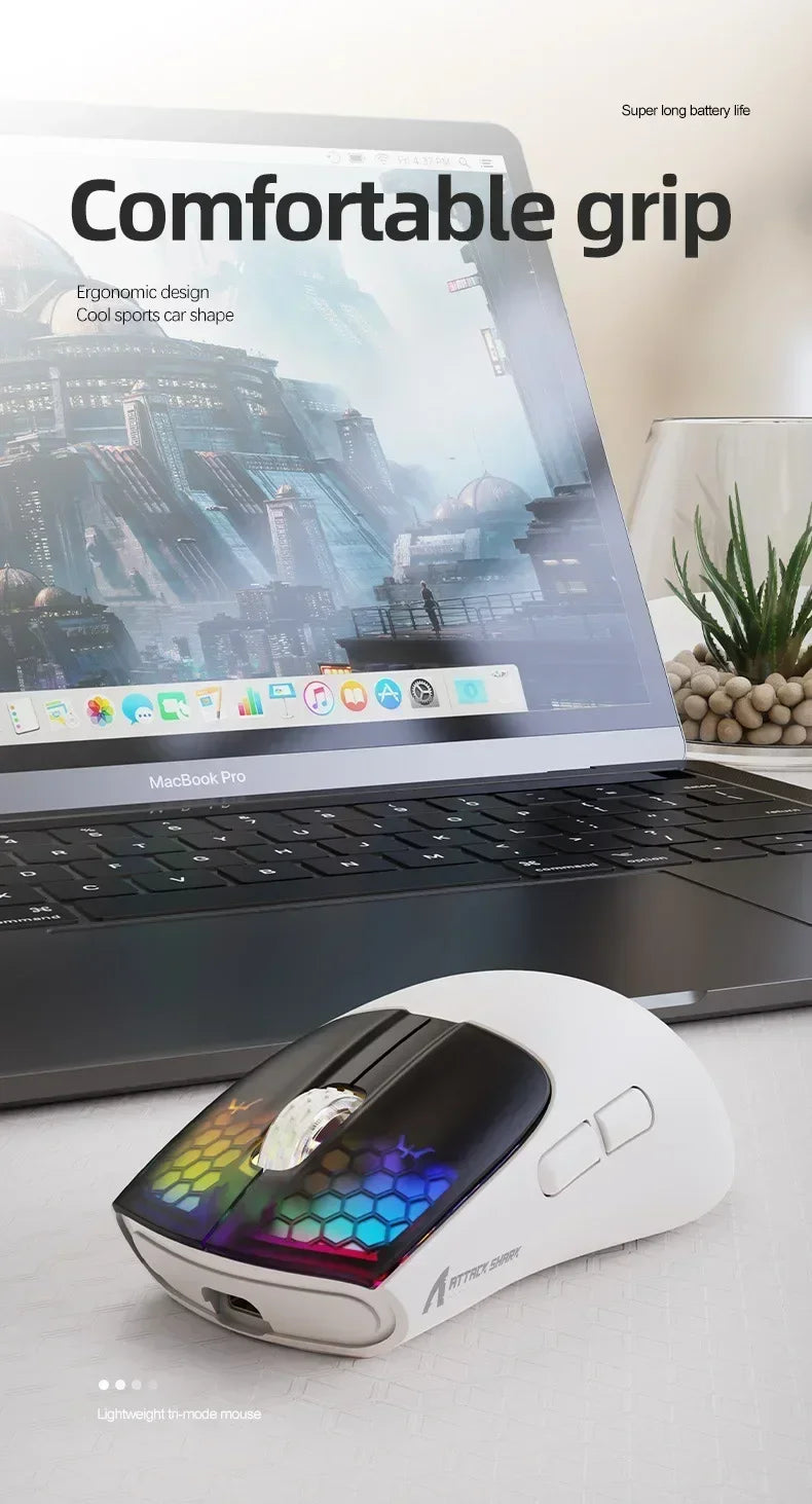 X5 RGB Wireless Gaming Mouse with 3 Modes