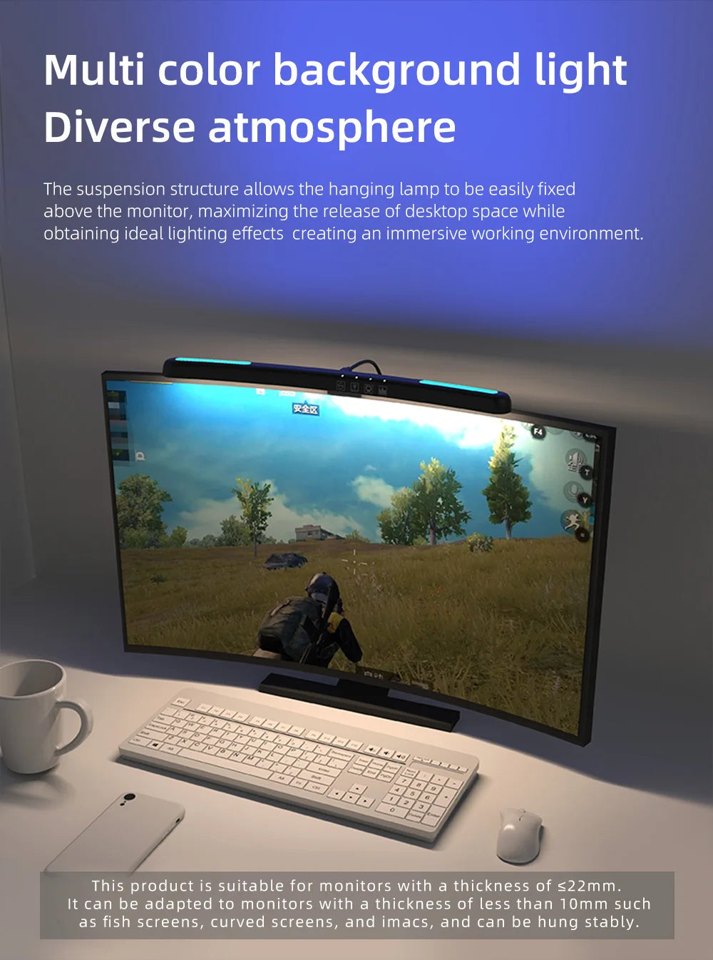 Led Monitor Light Bar Computer Lamps