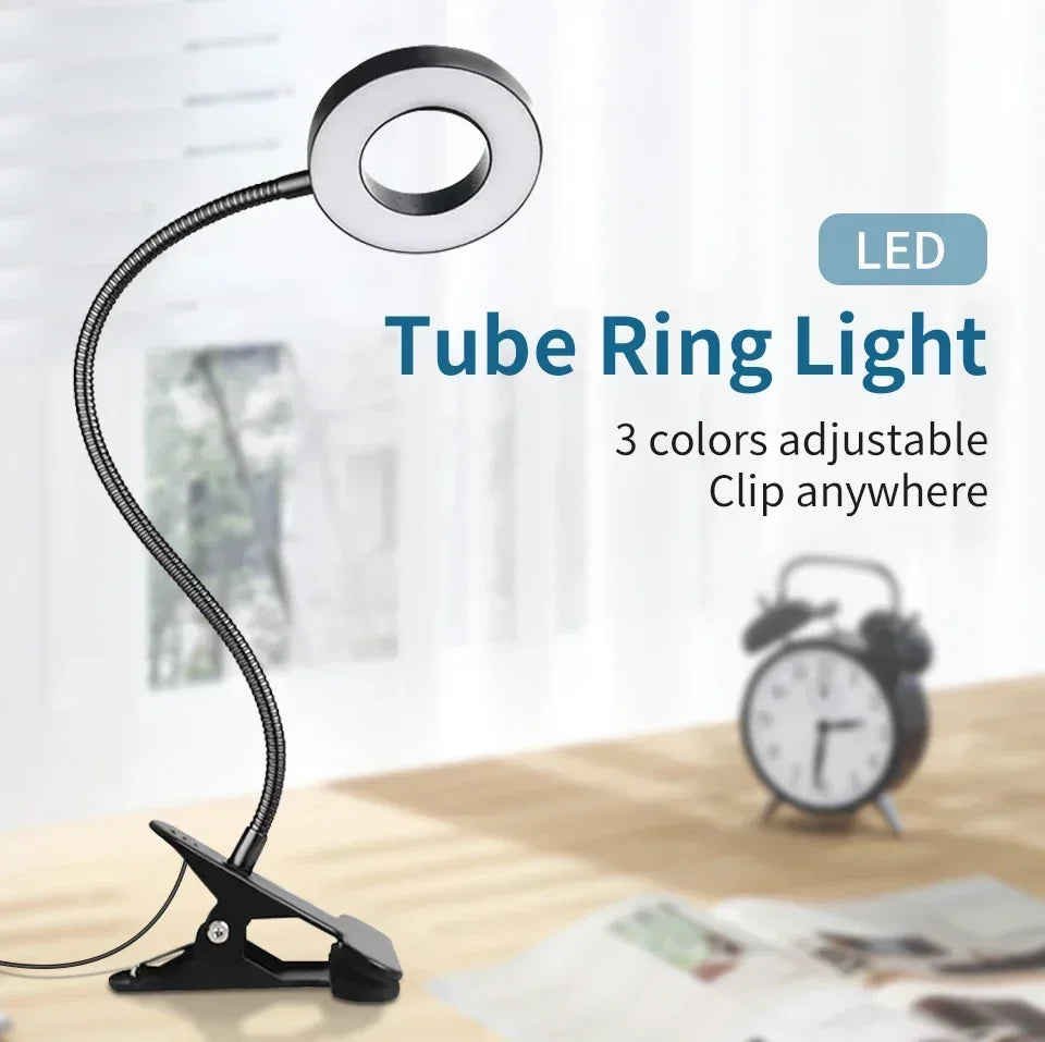 LED USB Clip-On Desk Lamp