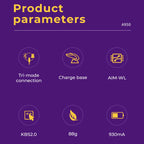 Tri-Mode RGB Gaming Mouse with Charging Base