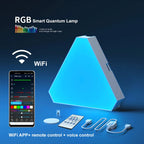 RGB Triangular Quantum Wall Lamp