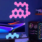 LED Hexagon Night Lights Smart Home Gaming Wall Lights