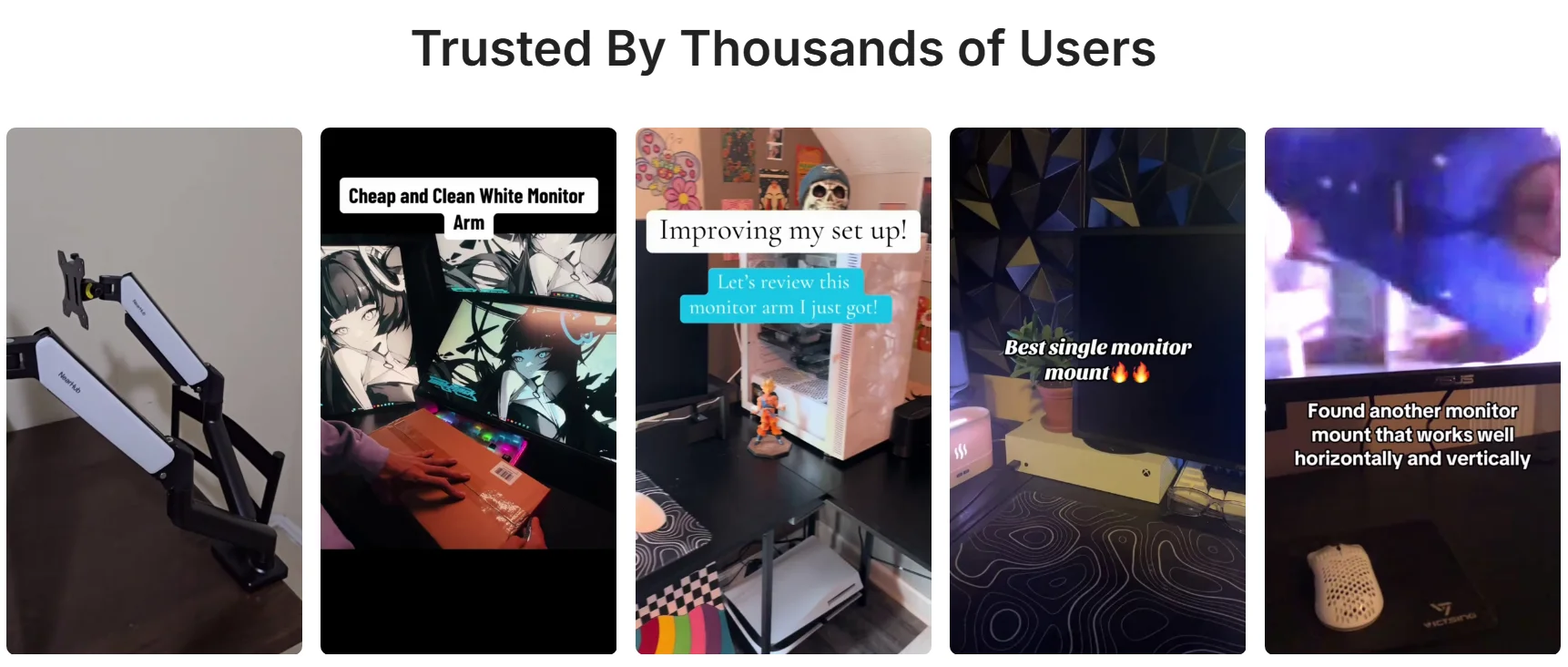 Nearhub MS-001 Single Monitor Arm Mount