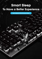 104 Keys RGB Metal Mechanical Gaming Keyboard