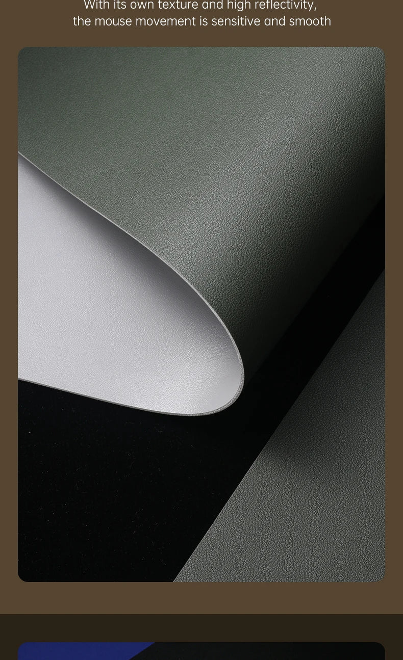 Waterproof PU Leather Large Gaming Desk Mouse Pad