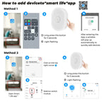 Smart WiFi RGB Motion Sensor Wall Lamp