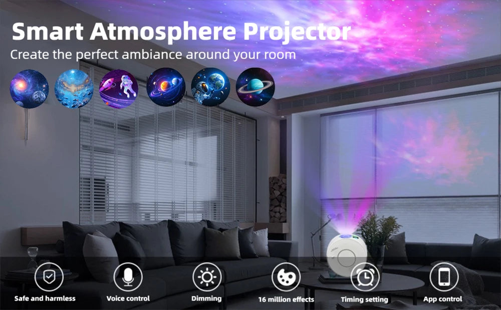 Smart WiFi Starry Sky Projector Lamp