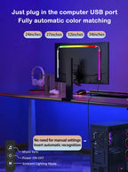 USB RGB Monitor LED Light Strip