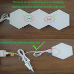 RGB Triangular Quantum Wall Lamp