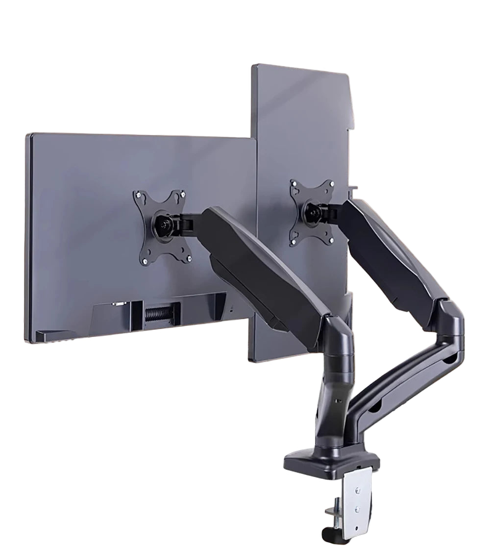 Dual Monitor Mechanical Arm Desk Mount