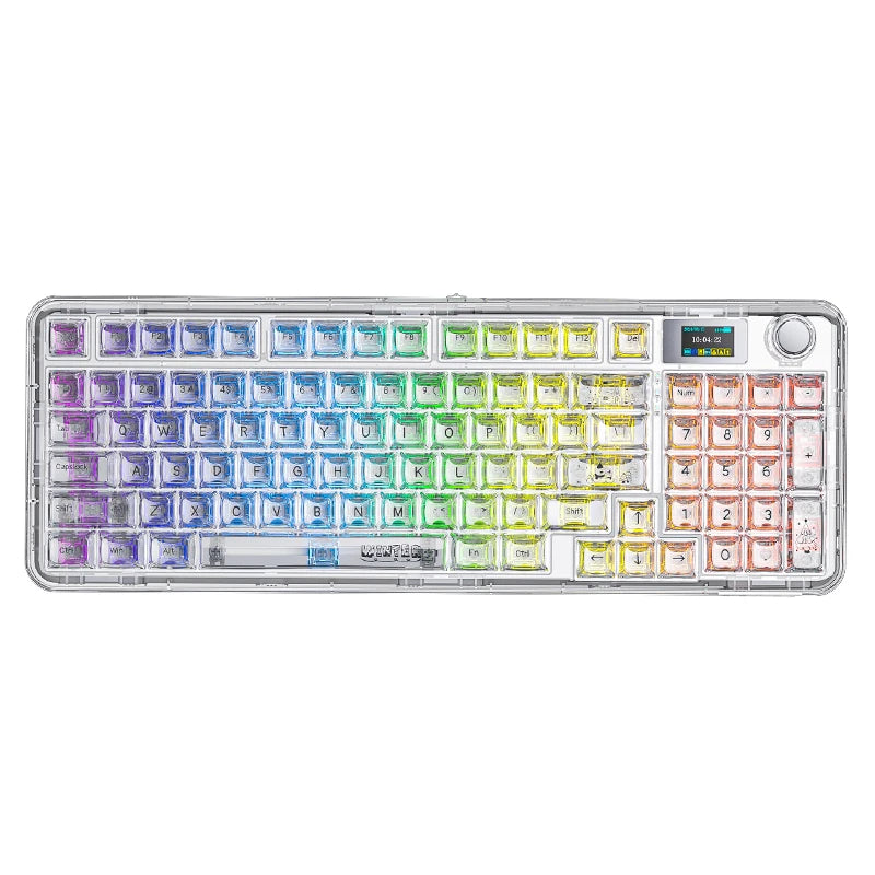 3-Mode RGB Mechanical Gaming Keyboard with Knob