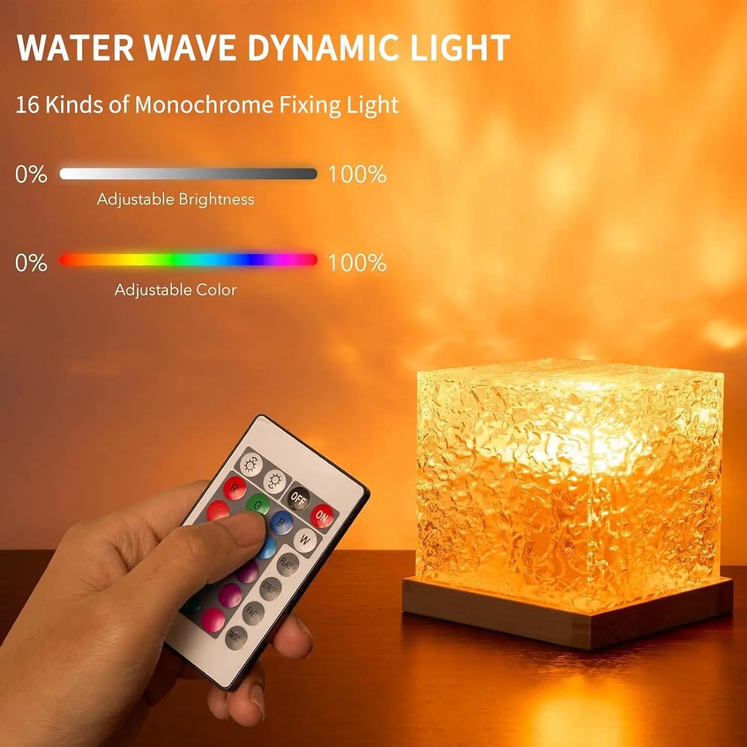 Ocean Wave RGB Aurora Projector Lamp