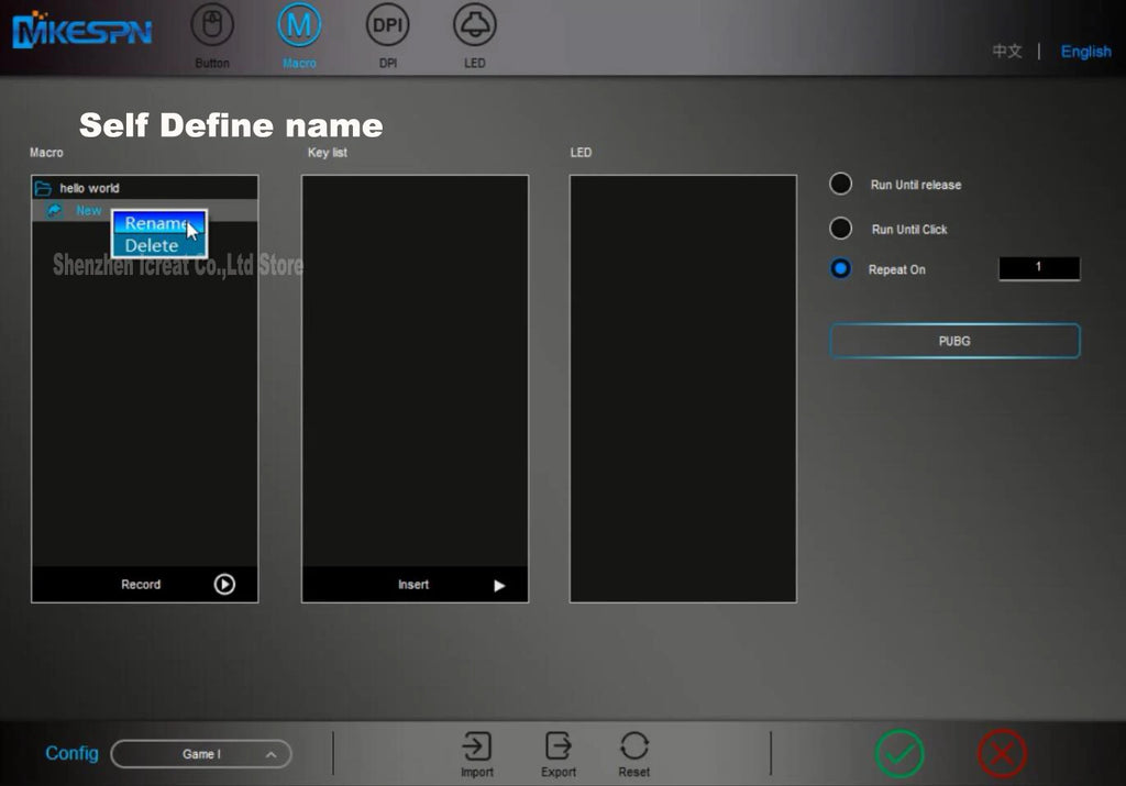 12800DPI RGB Macro Gaming Mouse with 12 Keys