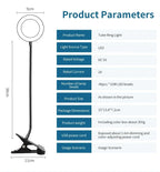 LED USB Clip-On Desk Lamp