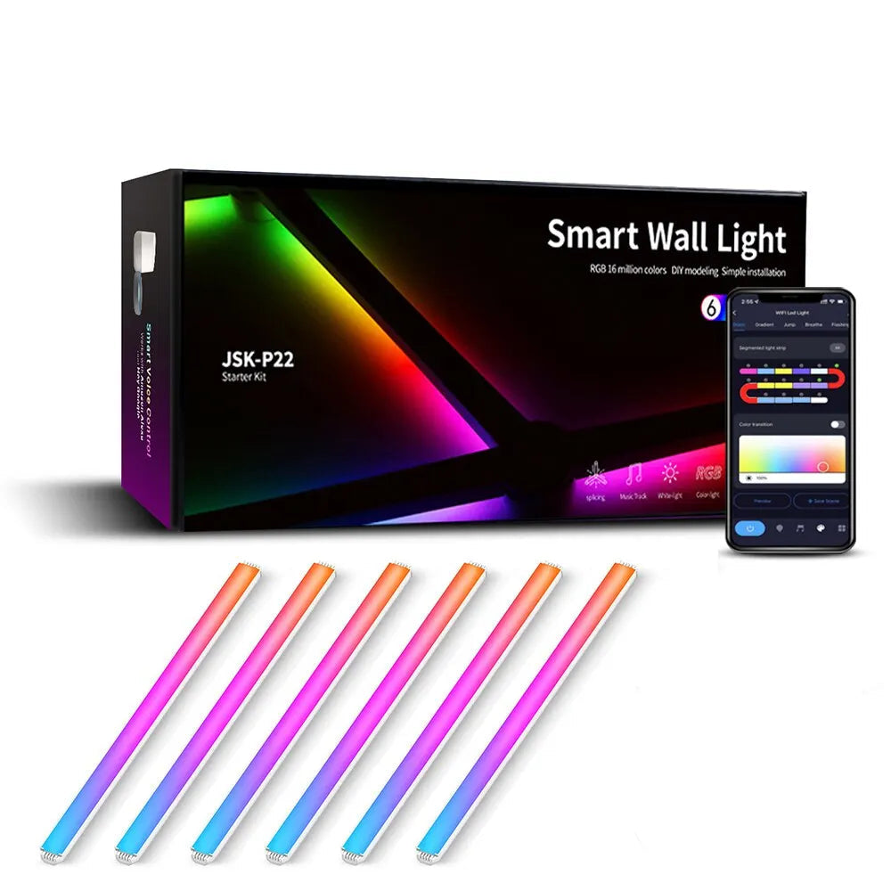WIFI LED Smart Wall Lamp RGBIC Light Bar