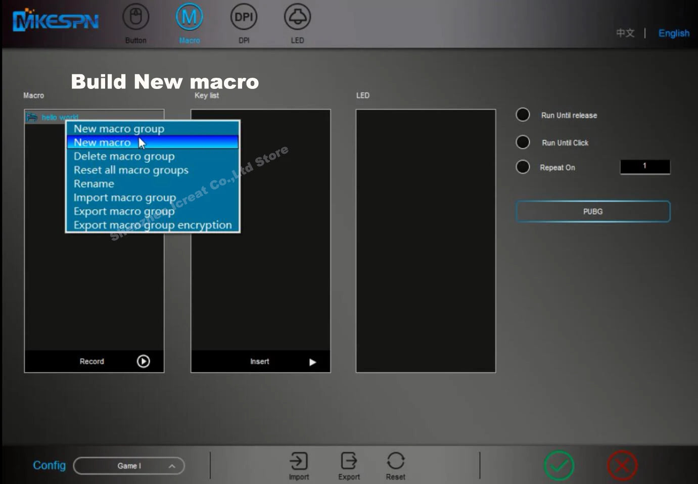 12800DPI RGB Macro Gaming Mouse with 12 Keys