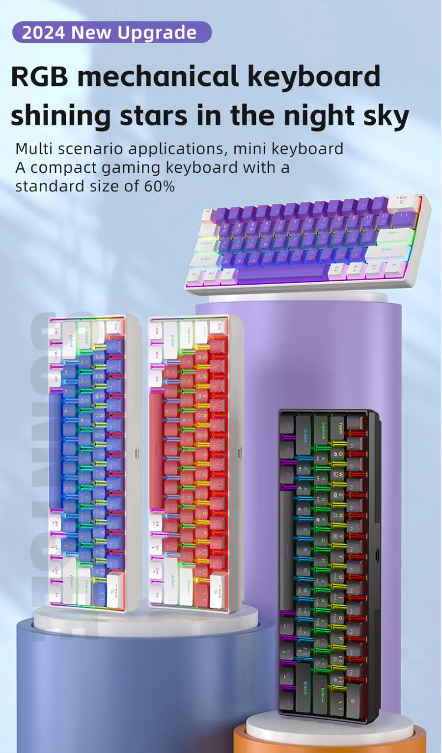 K61 Wired RGB Mechanical Gaming Keyboard