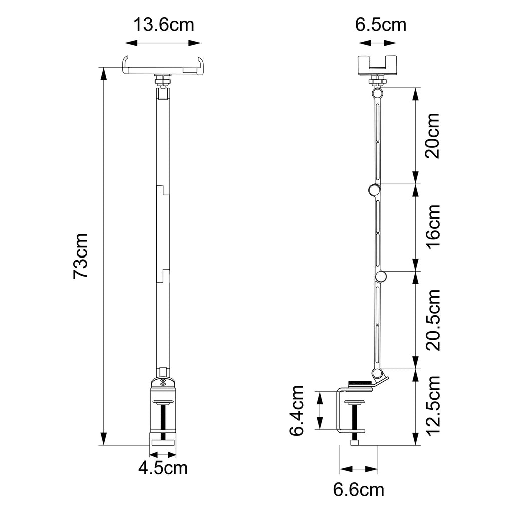 Long Arm Tablet & Monitor Stand Mount