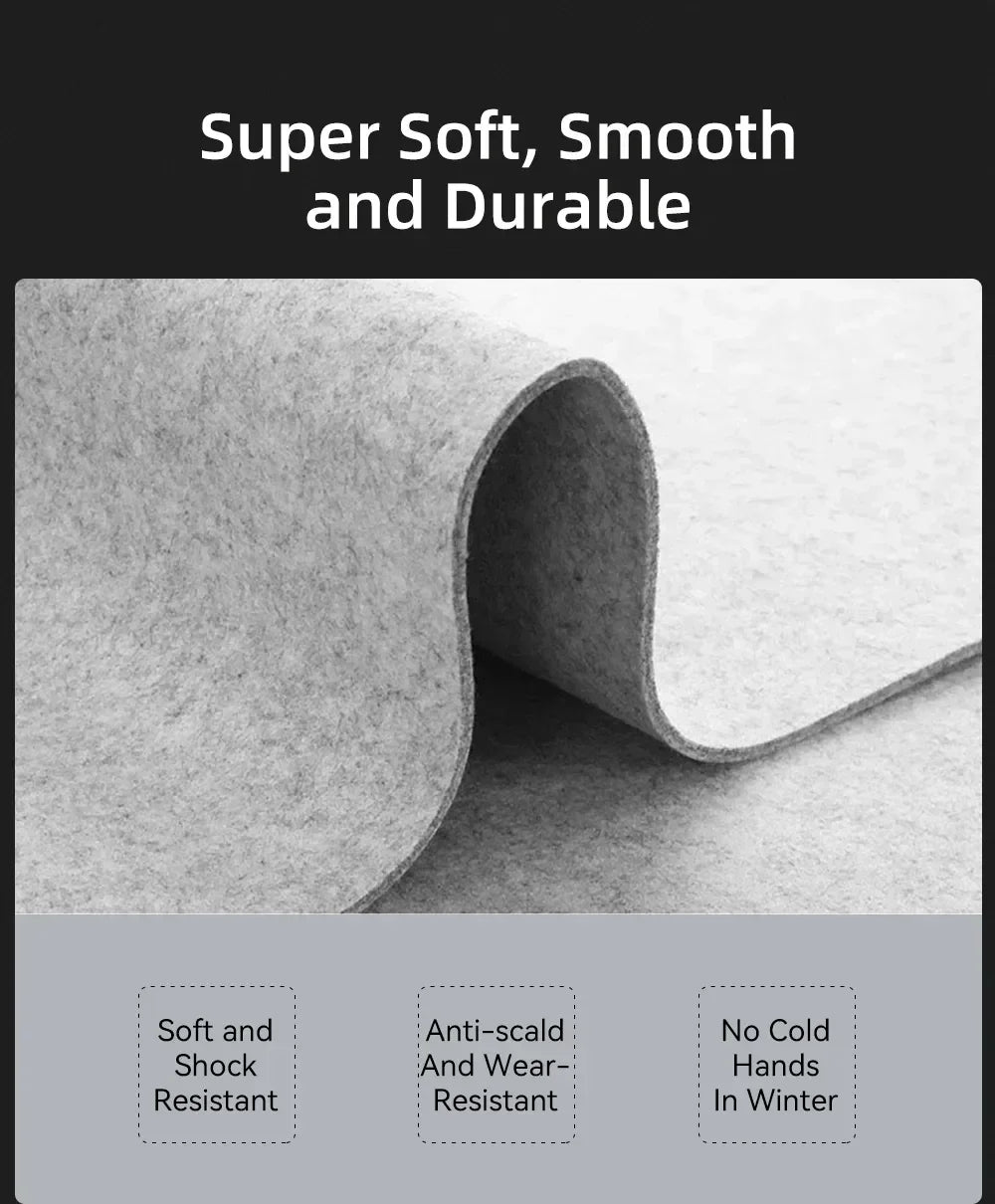 Large Wool Felt Desk Mouse Pad Protector Mat