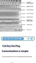 3-Mode RGB Mechanical Gaming Keyboard with Knob