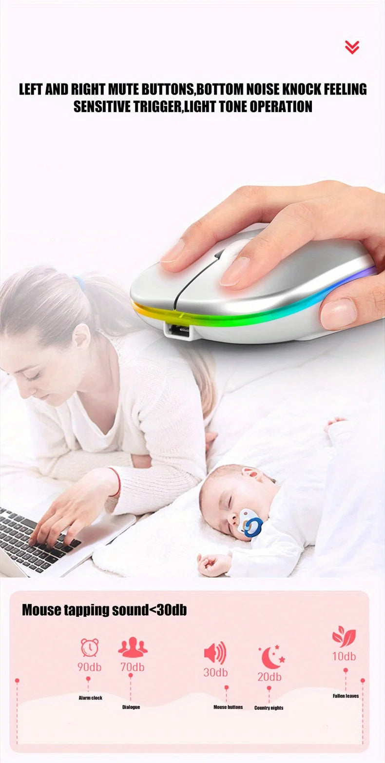 RGB Rechargeable Wireless Gaming Mouse