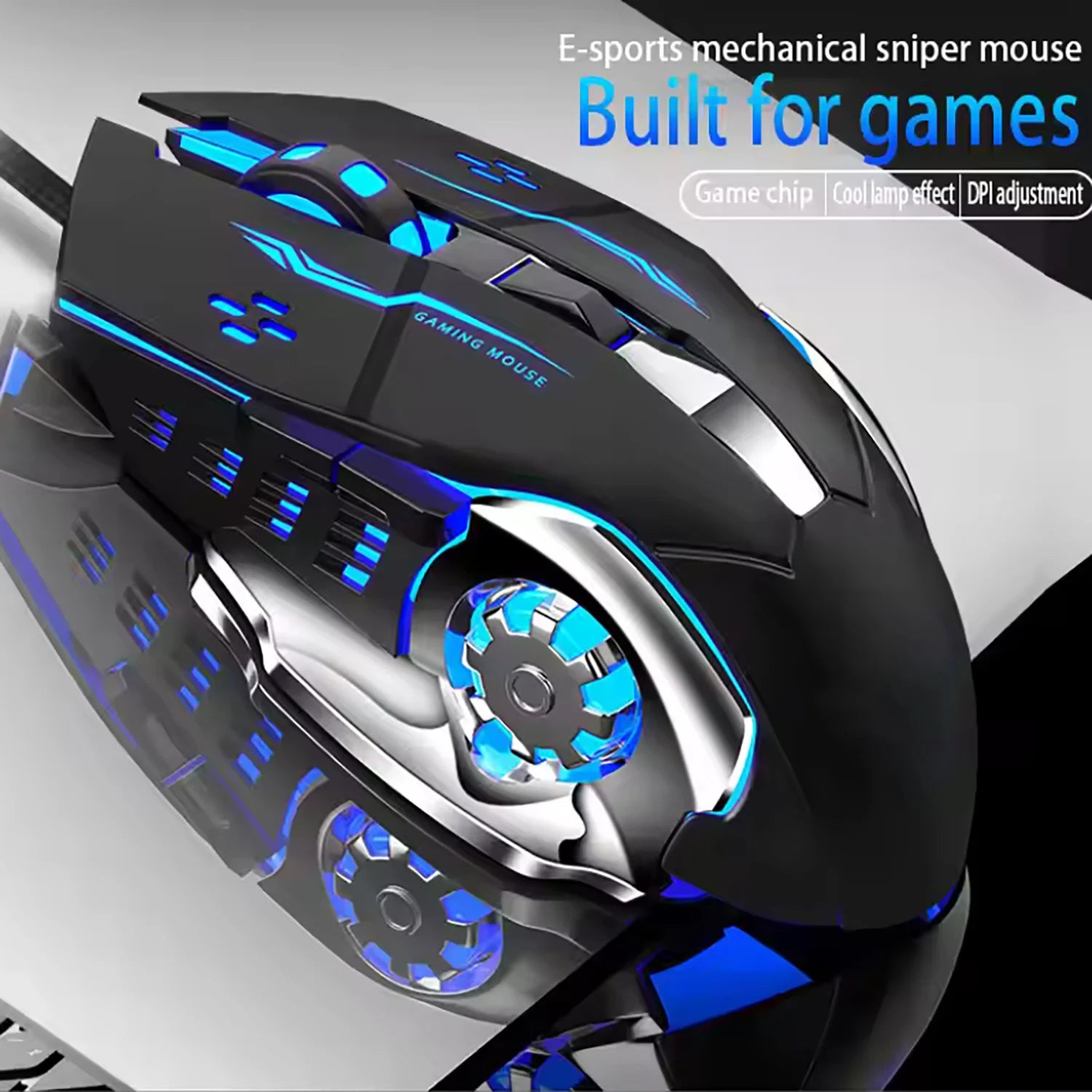 2.4G USB Bluetooth Rechargeable Wireless Mouse