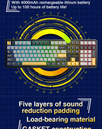 100% Layout RGB Mechanical Gaming Keyboard