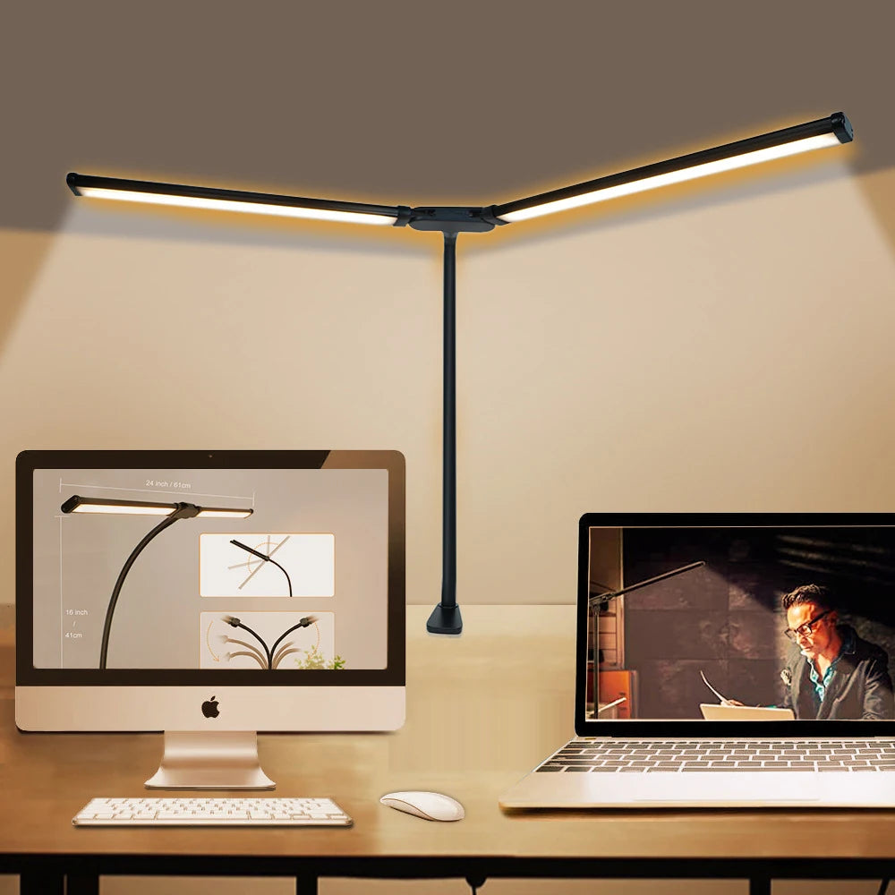Double Head LED Desk Lamp