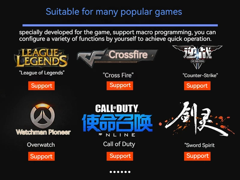 C-18 RGB Vertical Gaming Mouse 11-Button USB