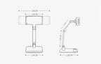 Universal Adjustable Monitor Desk Stand