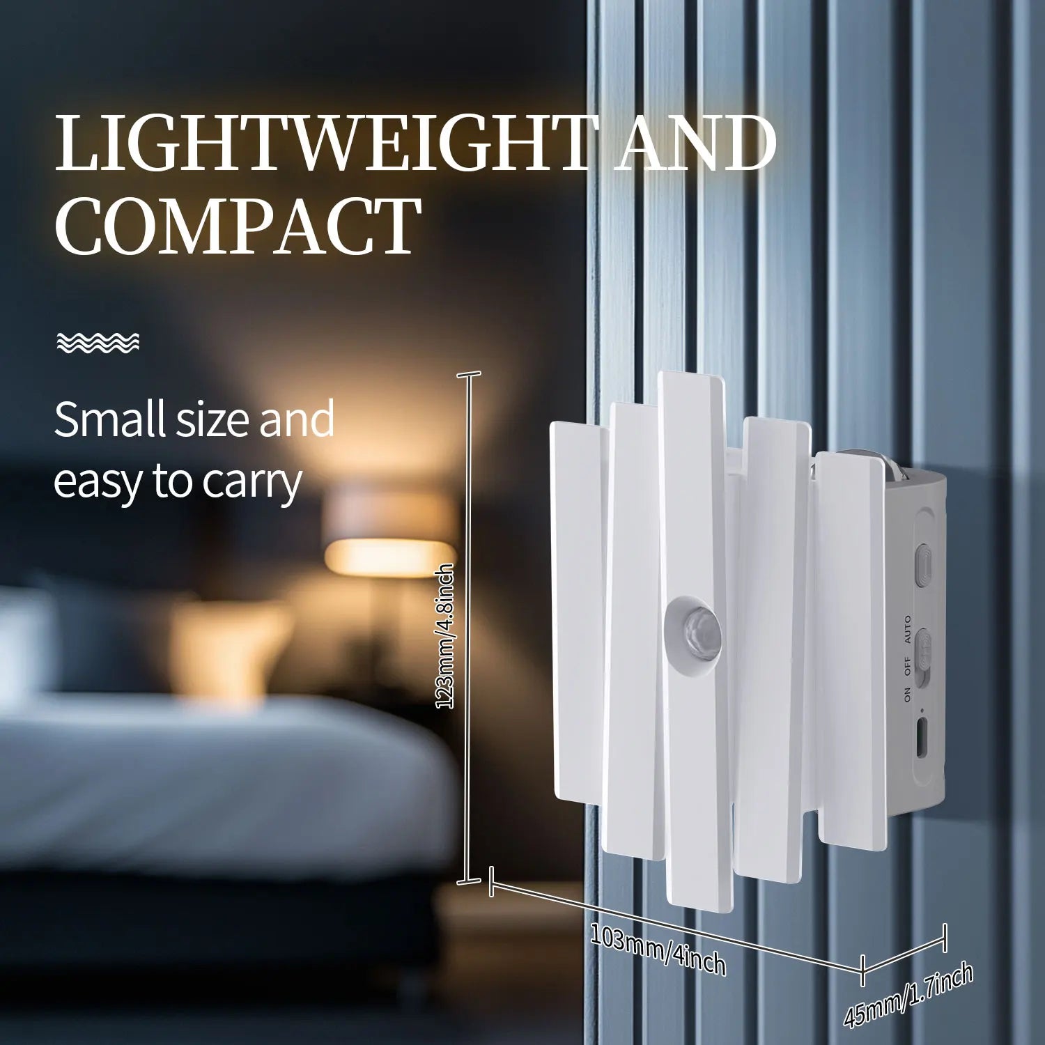 RGB Gradient Motion Sensor Wall Lamp