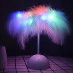 Feather Table LED Lamp
