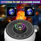 360° Rotating Galaxy Star Projector